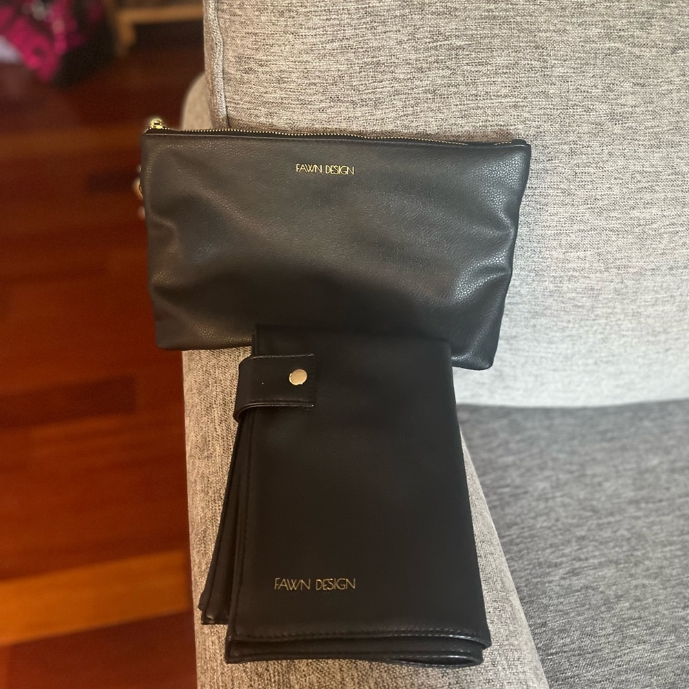 Fawn Design Diaper Bag and Changing Clutch